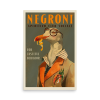 Negroni Cocktail Print