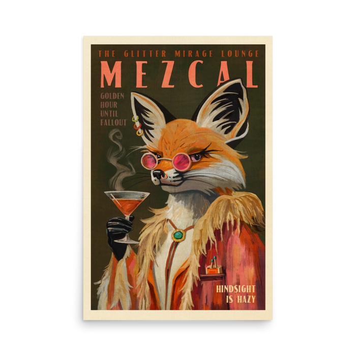 Mezcal Fox Print