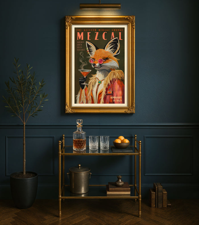 Mezcal Fox Print